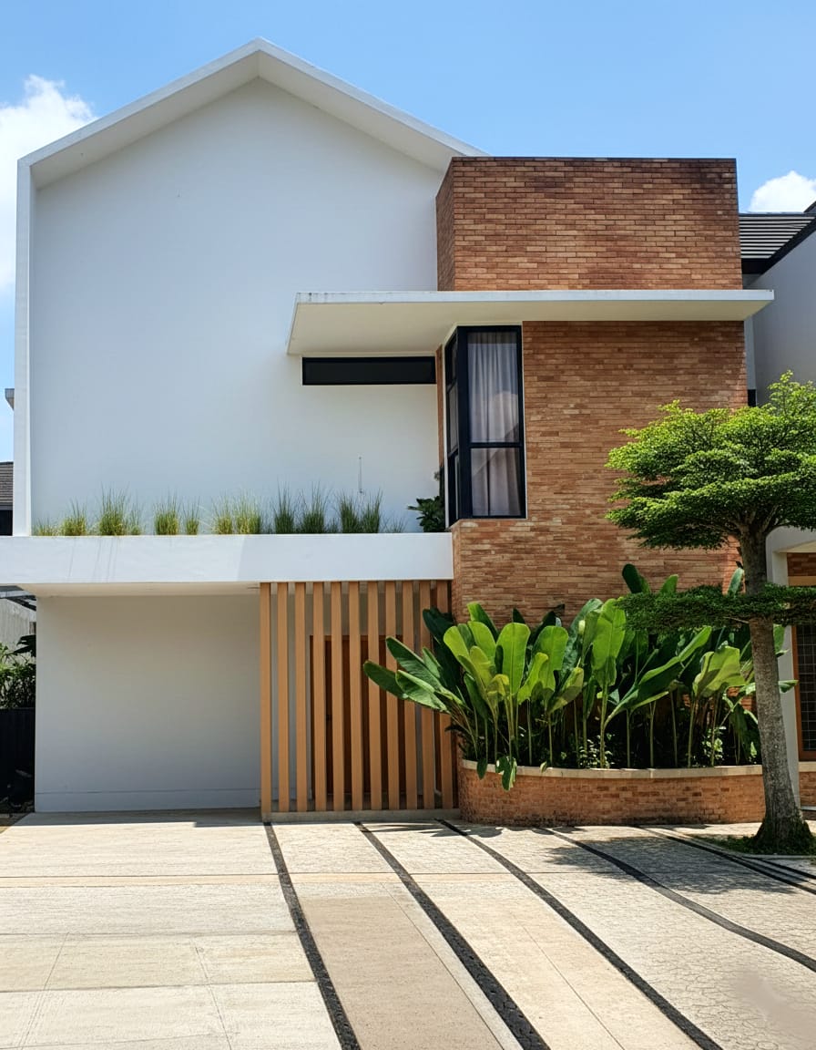 Rumah Mandiri Arsitektur Design Delatinos BSD city