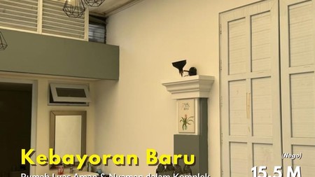 Rumah Mewah Kebayoran Baru Dekat Gandaria City & MRT Asean 