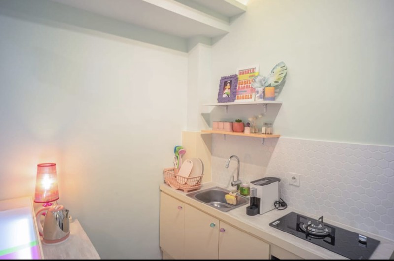 MURAH Disewakan Apartemen Benson Tipe Studio Full Furnished Modern Mewah - Lantai 19 - Best City View -  akses Pakuwon Mall Surabaya Barat