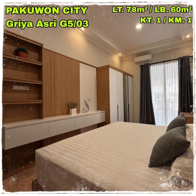 Dijual Rumah di Griya Asri Pakuwon City Surabaya