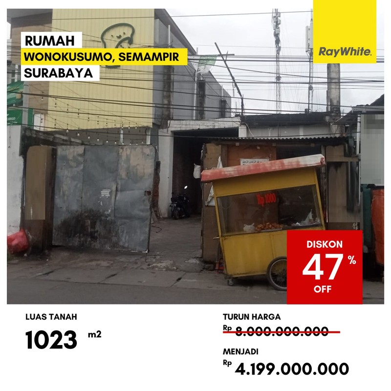 Dijual Rumah Lelang di Wonokusumo Semampir Surabaya