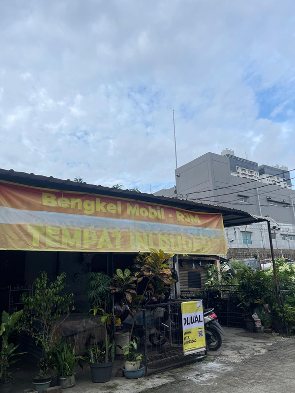 DIJUAL ex bengkel  Hitung harga Tanah di Lebak Bulus