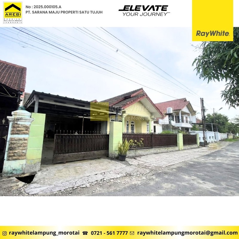 DIJUAL RUMAH YANG LUAS DI KORPRI JAYA SUKARAME KOTA BANDAR LAMPUNG