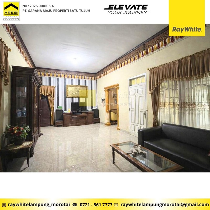 DIJUAL RUMAH YANG LUAS DI KORPRI JAYA SUKARAME KOTA BANDAR LAMPUNG