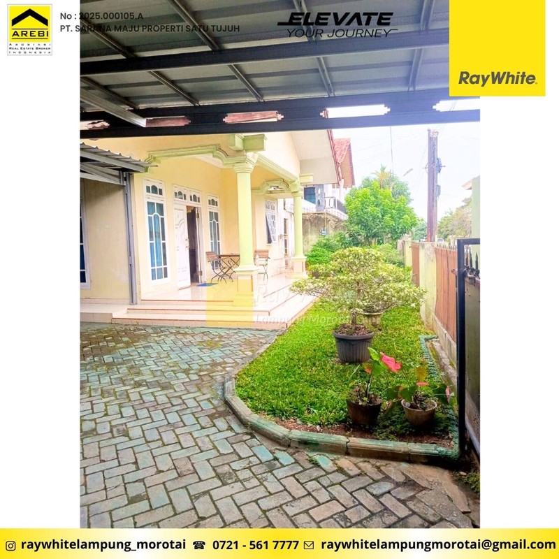 DIJUAL RUMAH YANG LUAS DI KORPRI JAYA SUKARAME KOTA BANDAR LAMPUNG