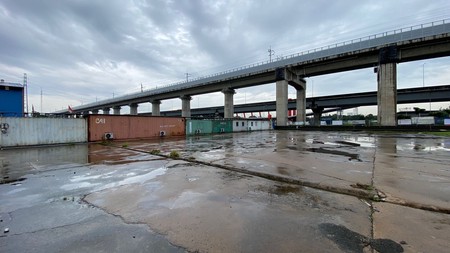 Bekasi tambun tanah 2115 posisi langsung akses tol disewakan dikontrakan untuk workshop