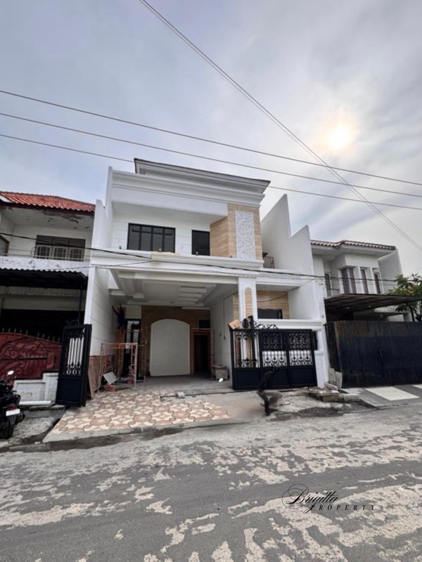 Dijual Rumah Baru Babatan Pantai - New Baru American Classic Modern Surabaya Timur Dekat Pakuwon City, Unair, Raya Kenjeran, Galaxy Mall