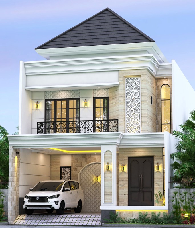 Dijual Rumah Baru Babatan Pantai - New Baru American Classic Modern Surabaya Timur Dekat Pakuwon City, Unair, Raya Kenjeran, Galaxy Mall
