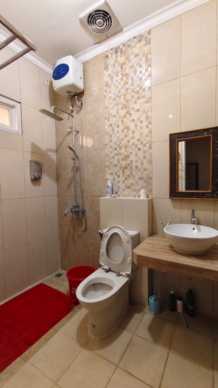 Dijual rumah depan t aman dalam cluster bebas banjir di Grand Wisata  