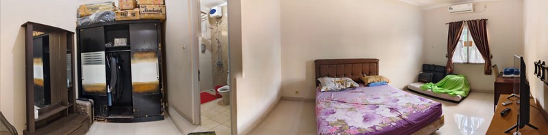 Dijual rumah depan t aman dalam cluster bebas banjir di Grand Wisata  