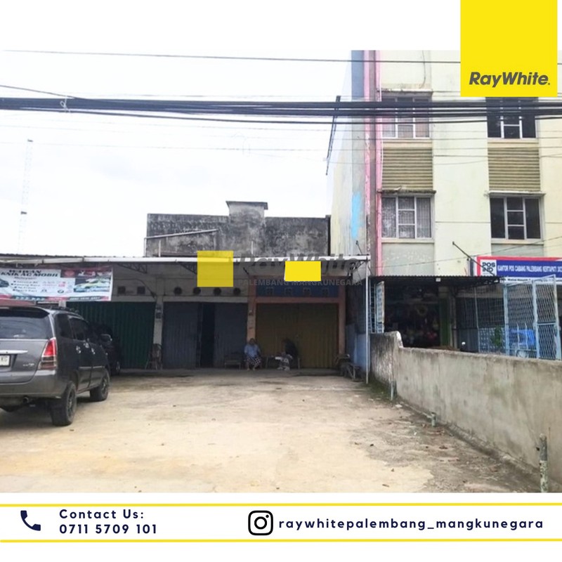 Disewakan Ruko 1 Pintu di Jl. KH Wahid Hasyim Kel.Tuan Kentang Kec. Seberang Ulu I, Kota Palembang