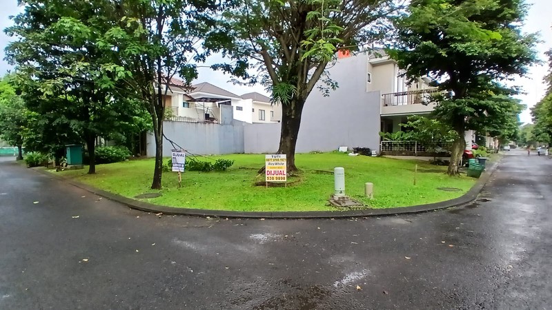 jual cepat tanah kavling strategis tengah kota asri bebas banjir di anthea puspita loka bsd city