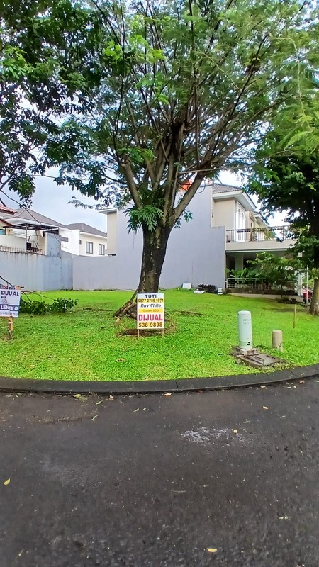 jual cepat tanah kavling strategis tengah kota asri bebas banjir di anthea puspita loka bsd city