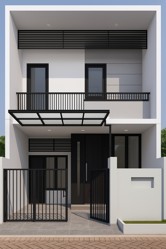 Rumah Baru Modern di Islamic Village - Siap Huni di Kawasan Elite