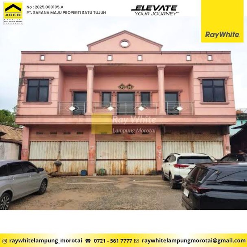 Dijual Ruko 3 Pintu lokasi Palembang