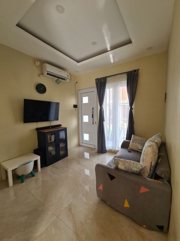 Rumah Minimalis, 2 Lantai Dalam Cluster beba banjir dekat ST Sudimara