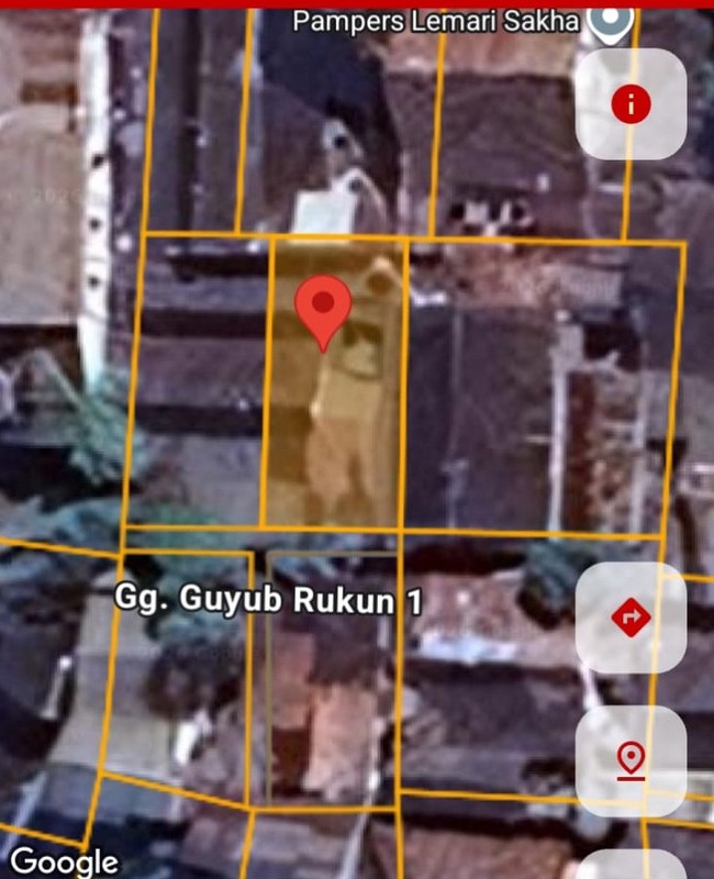 Tanah Bonus Bangunan Lokasi Strategis Dekat Kawasan Wisata Malioboro 