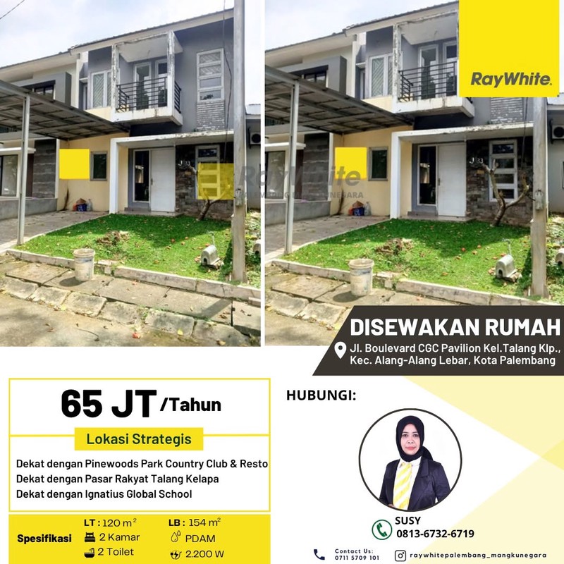 Rumah di cgc di jual