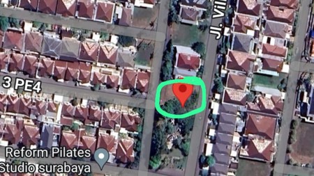 1760. Dijual Tanah Kavling Villa Bukit Regency Pakuwon Indah Surabaya Barat