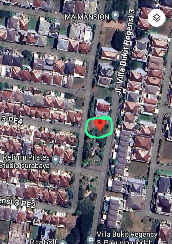 1760. Dijual Tanah Kavling Villa Bukit Regency Pakuwon Indah Surabaya Barat