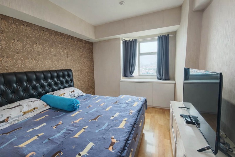 Apartemen  Sherwood Kelapa Gading, 3 kamar tidur dengan view city, lantai vinyl di kamar tidur, semi furnish