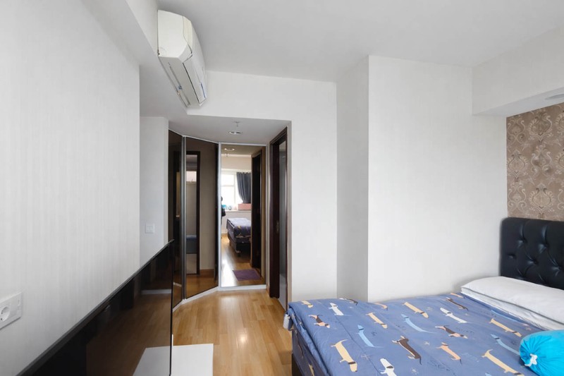 Apartemen  Sherwood Kelapa Gading, 3 kamar tidur dengan view city, lantai vinyl di kamar tidur, semi furnish