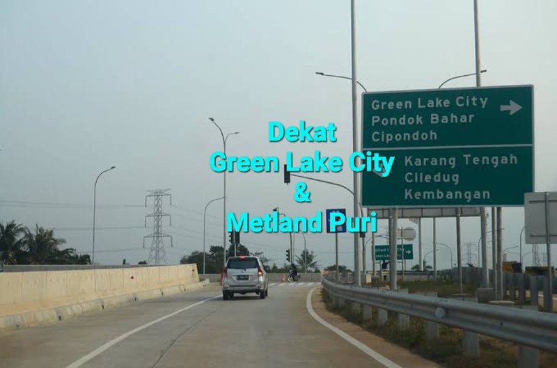 Tanah 5000m2 Karang Tengah, Dekat Green Lake City, Metland Puri 