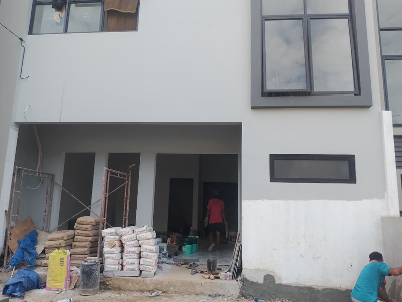 dijual cepat rumah berderet 3 unit  kondisi baru di griya loka bsd city tangerang selatan banten