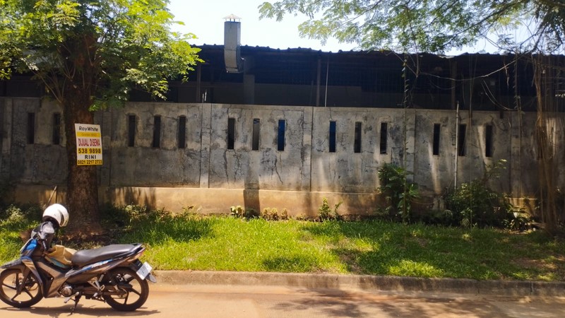 jual cepat gudang strategis dekat toll in dan out  di taman tekno bsd city tangerang selatan banten