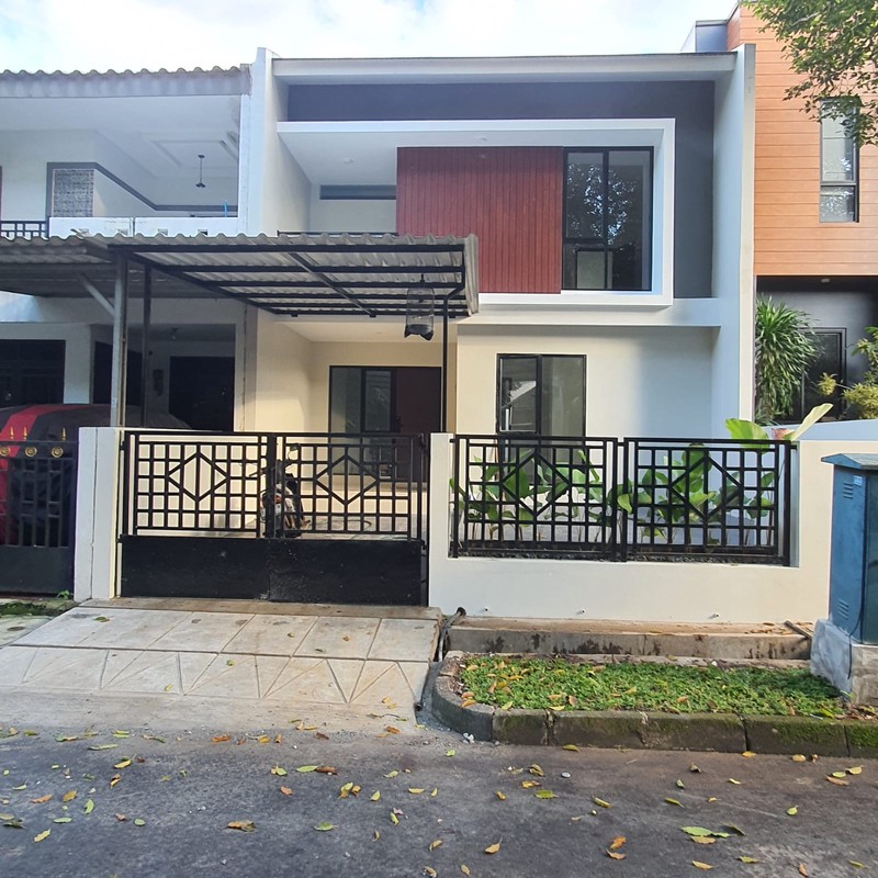 jual cepat rumah strategis tengah kota bebas banjir siap huni di giri loka 1 bsd city serpong tangerang selatan banten