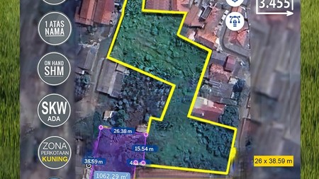 Kavling murah cocok untuk perumahan di Ciputat