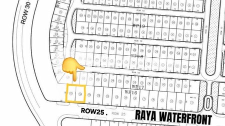 Dijual Tanah di Raya Waterfront Surabaya Barat