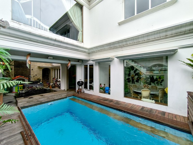 Rumah Mewah Dengan Pool Open Space Lokasi di Bintaro Sektor 8