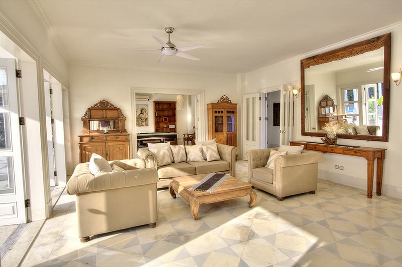 Luxury 4-Bedroom Colonial Estate with River & Panoramic Green Views - near Tanah Lot, Tabanan