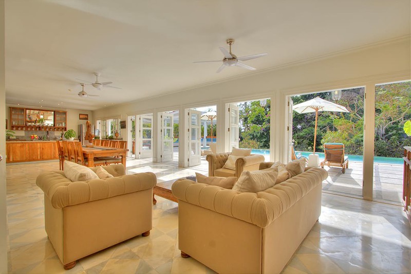 Luxury 4-Bedroom Colonial Estate with River & Panoramic Green Views - near Tanah Lot, Tabanan