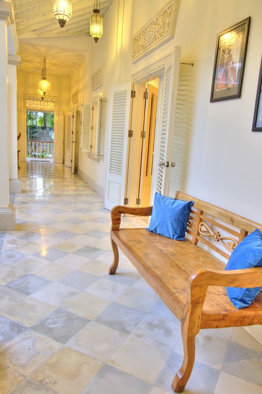 Luxury 4-Bedroom Colonial Estate with River & Panoramic Green Views - near Tanah Lot, Tabanan