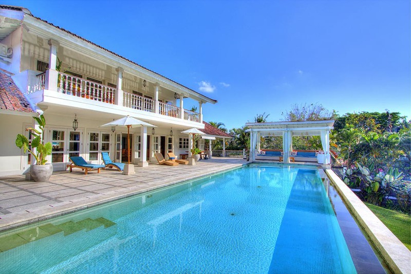 Luxury 4-Bedroom Colonial Estate with River & Panoramic Green Views - near Tanah Lot, Tabanan