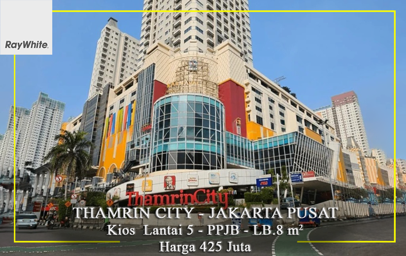 FOR  SALE Kios Thamrin City Lantai 5 Jakarta Pusat