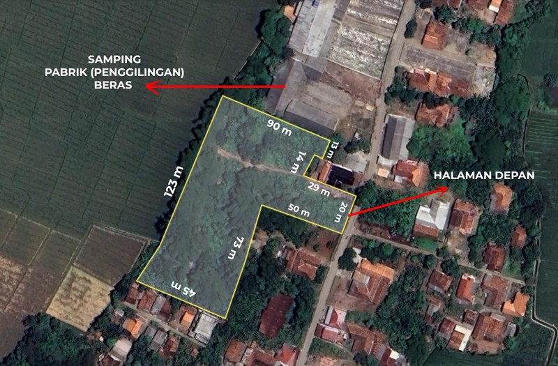 Kaveling Tanah Hak Milik SHM Pasirmulya Majalaya Karawang Timur