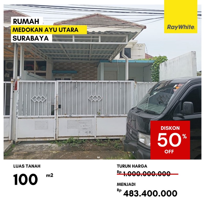 Dijual Rumah di Jl Medokan Ayu Utara Rungkut Surabaya
