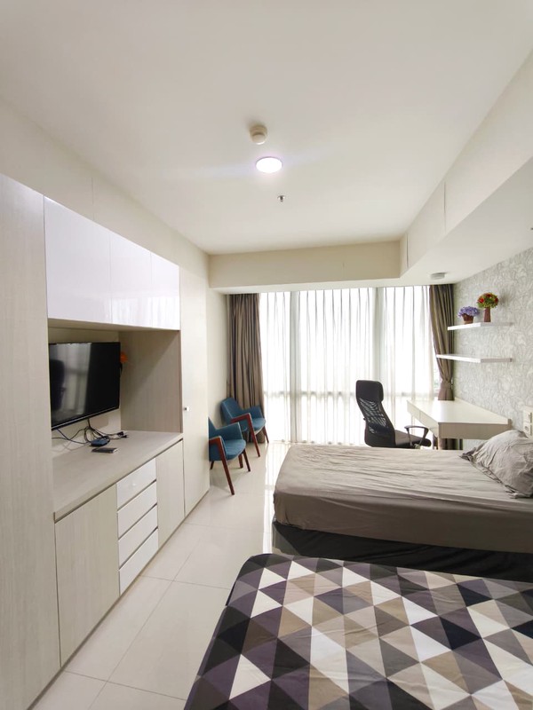 SEWA APARTEMEN U-RESIDENCE TOWER 3 LIPPO KARAWACI - STUDIO FULL FURNISHED MURAH