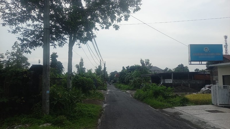 Dijual Lahan Strategis Mangku Jl. Pasar Niten Hanya 1 KM dari Kampus ISI Yogyakarta
