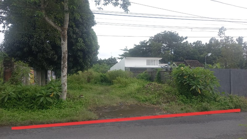 Dijual Lahan Strategis Mangku Jl. Pasar Niten Hanya 1 KM dari Kampus ISI Yogyakarta