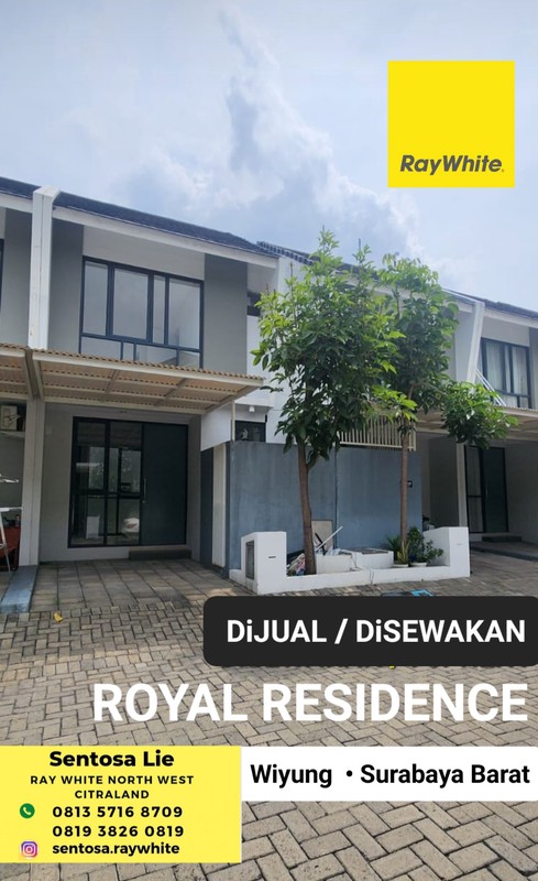 MURAH Disewakan Rumah Royal Residence Serenade Wiyung Surabaya - Hunian Modern 2 Kamar Tidur Dekat Pakuwon Mall, Citraland, Sma Petra 1