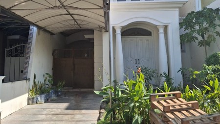 MURAH Disewakan Rumah Wisata Bukit Mas 2 Luxemburg SEMI Furnished -Garasi Carport 2 Mobil Siap Huni 