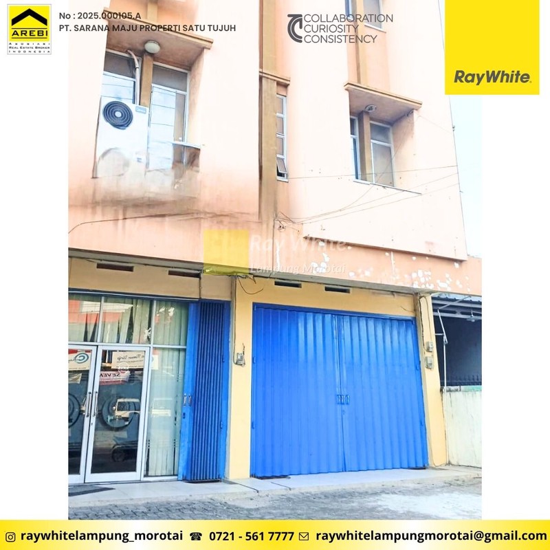 Disewakan Ruko 2 lantai berlokasi di jl pulau damar Sukarame, Kota Bandar Lampung