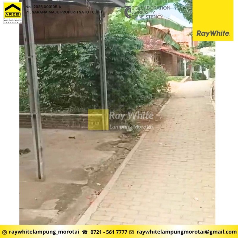 Dijual Tanah yang berlokasi di  Tanjung Senang, Kota Bandar Lampung