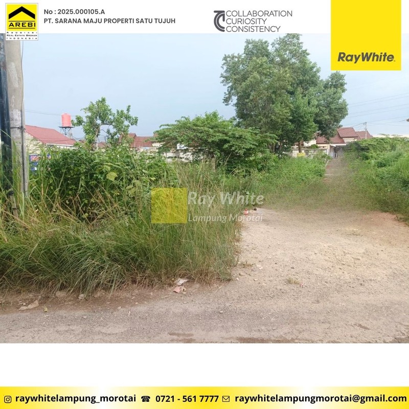 Dijual Tanah yang berlokasi di  Tanjung Senang, Kota Bandar Lampung