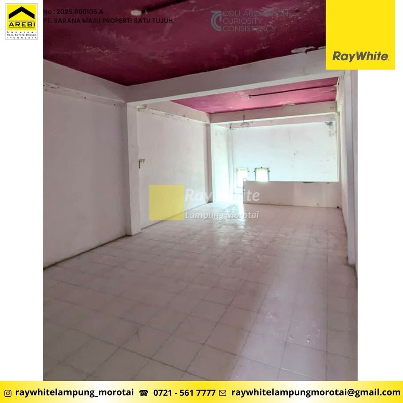 Disewakan Ruko 2,5 Lantai Murah - berlokasi di JL. P. Antasari, Kota Bandar Lampung