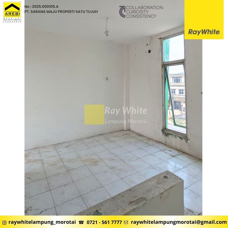 Disewakan Ruko 2,5 Lantai Murah - berlokasi di JL. P. Antasari, Kota Bandar Lampung